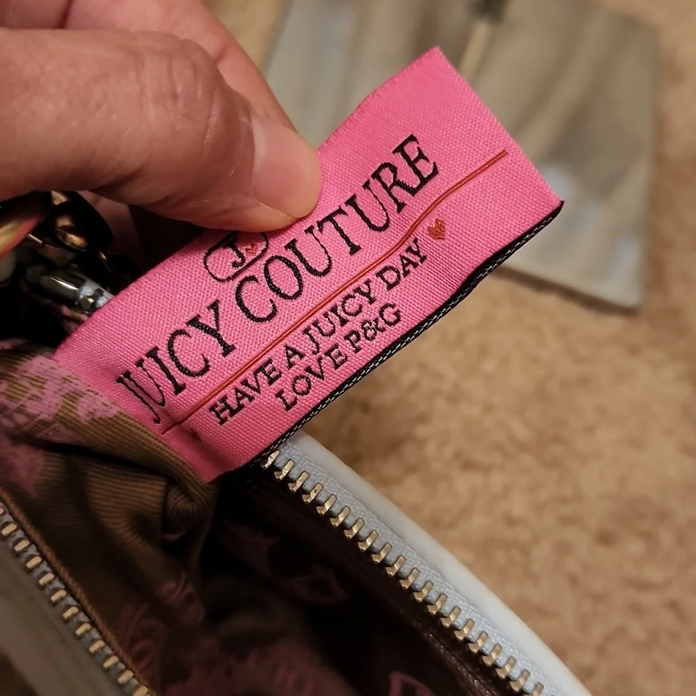 Juicy Couture Vintage Mint P&G Logo Chain Baguette - Picture 3 of 16